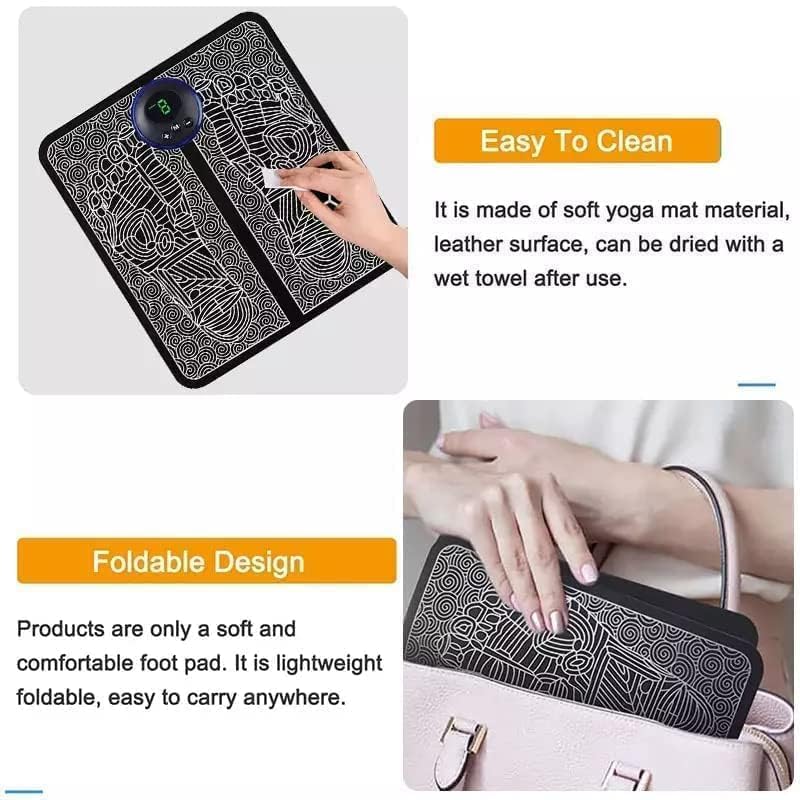Foot Massager Electric Foot And Body Pain Relief EMS Massage Machine Pad Feet Muscle Stimulator Massager Mat Pad Relax Feet for Home & Office Use Portable Electric Combo offer Foot Massager Electric Foot And Body Pain Relief EMS Massage Machine Pad Feet Muscle Stimulator Massager Mat Pad Relax Feet for Home & Office Use Portable Electric Combo offer